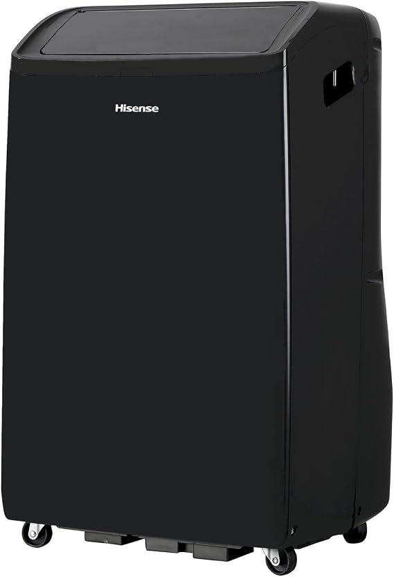 Hisense 10,000 BTU Smart Inverter Portable Air Conditioner with Dual-Hose | Wi-Fi Smart App Control, Energy Efficiency, Quiet, Dual-Hose, for Apartment, Living Room, Medium Rooms, up to 450 Sq. Ft.