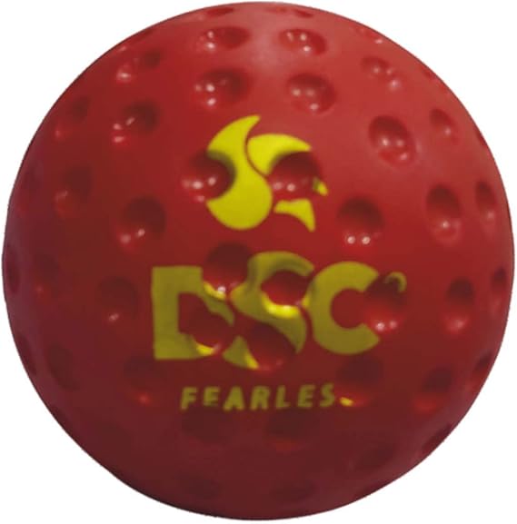 DSC Dimple Machine Cricket Ball (Red)