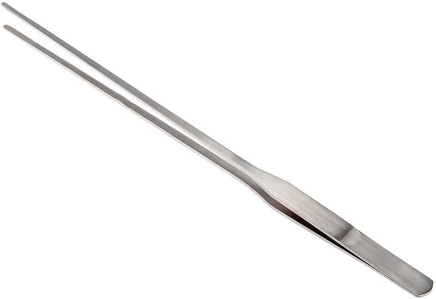 FEITA Extra Long 15 inches  380mm Tweezer Tongs Stainless Steel, Mega Reptile Feeding Tweezers