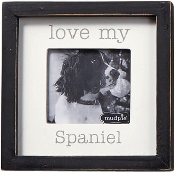 Love my Spaniel Small Squares Plaques