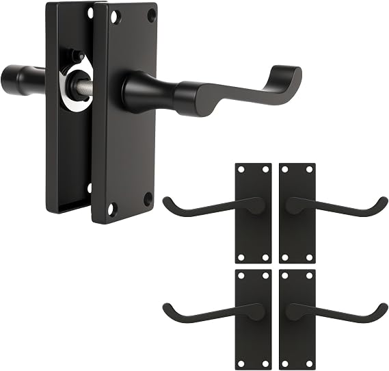 Door Handle, 15cm, Matte Black