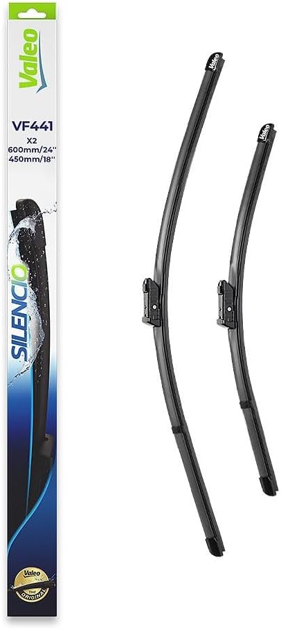 Valeo Silencio Flat Blade Set Silecek Seti Alfa Romeo Guiletta 2010-2020, BYD Seal U EV 2024 ve sonrası, Peugeot 308 2017-2021 600450 MM 574641