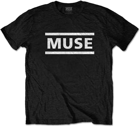 Muse White Band Logo T Shirt