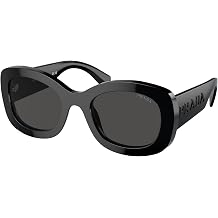 Prada Sunglasses PR A 13 SF 1AB5S0 Black Dark Grey