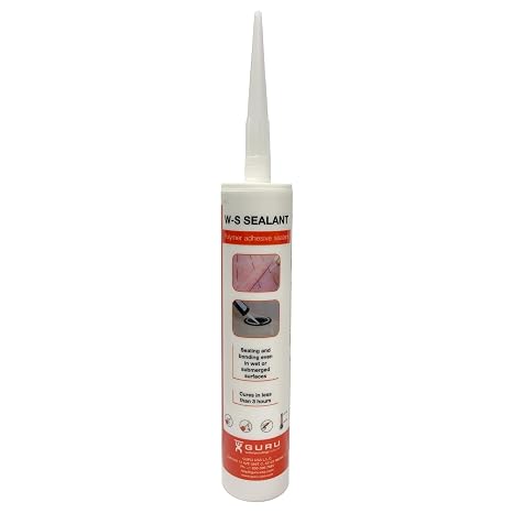 Guru USA Water-Stop Mastic Sealant Adhesive, 9.8 Fl Oz
