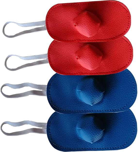 Gamefowl Rooster Supplies Gallos De Pelea Accessories Chicken Supplies Poultry Care Supplies Leg Protect 2 Pairs Color Blue and Red