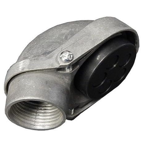 Morris 15533 Service Entrance Head, Conduit Mount Threaded, Aluminum, 1-1/4"