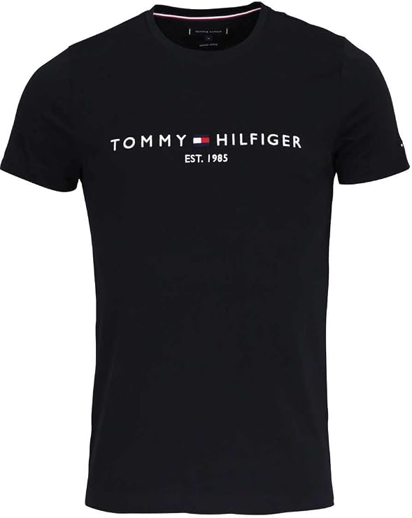 Tommy Hilfiger Core Tommy Logo Men's Short-Sleeved Round Neck T-Shirt