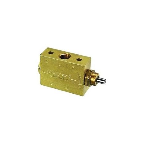 FV-4P 4-Way Plunger Valve, 1/8" NPT, 10.5 SCFM at 100 PSIG