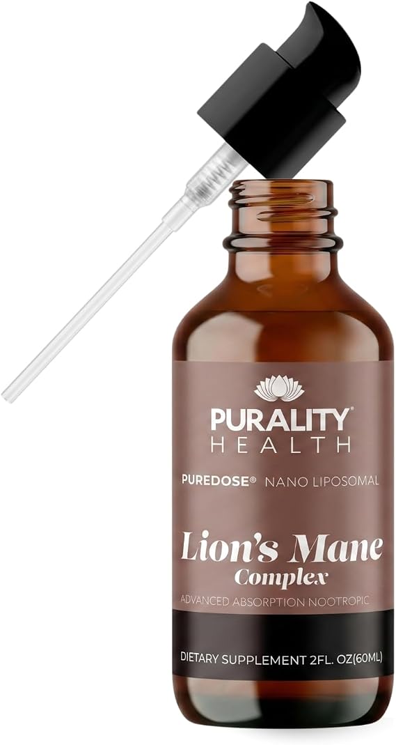Purality Health Liposomal Lion's Mane Complex for Brain, Memory Health