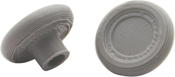 2PCS Joystick Cap Compatible for AYN Thor, Gaming Console Thumb Stick Grip Rocker Caps Thumbstick Button Cover Replacement Repair and Modification Parts (gray)