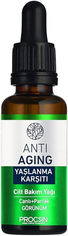 PROCSIN Yaşlanma Karşıtı Cilt Bakım Yağı 20 ML 1 Paket (1 x 1 Adet)
