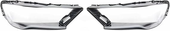 Car Headlamp Clear Lens Compatible With For Q7 2020 2021 2022 2023 Car Headlight Lens Cover Lampshade Headlamp Lens Auto Headlight Shell Cover(Pair)