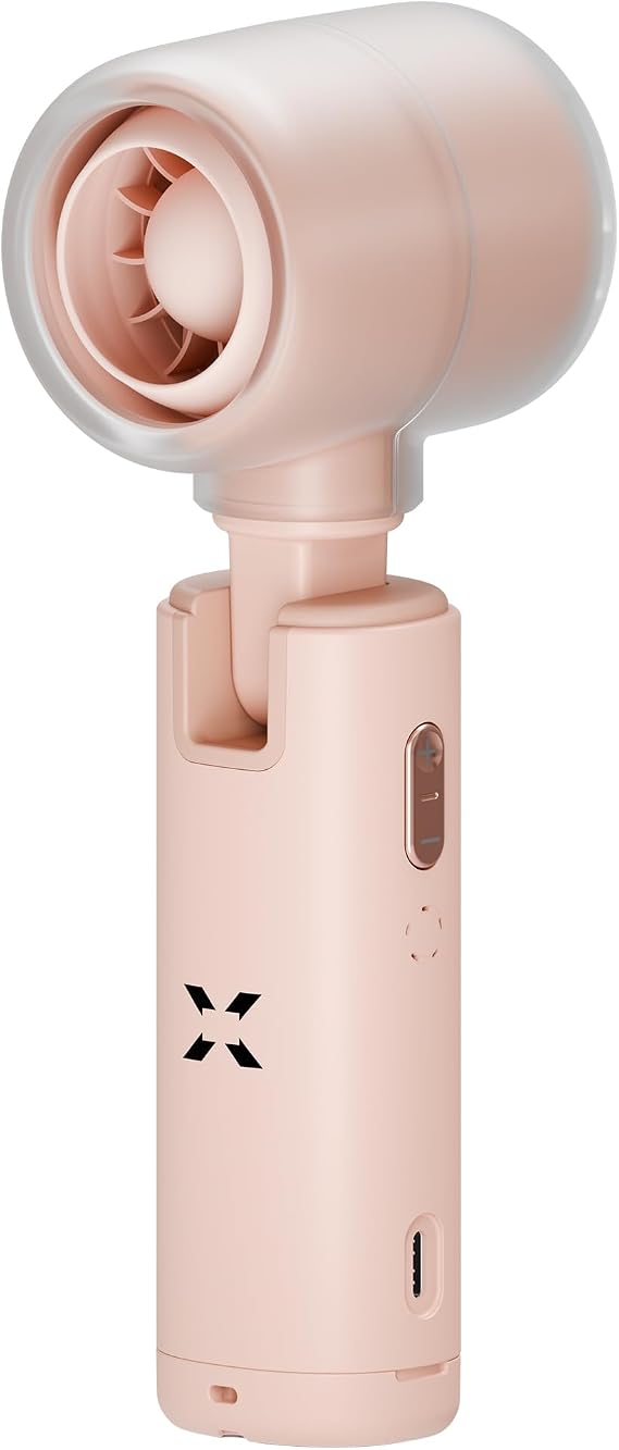 Xenon Smart El Vantilatörü | Taşınabilir 14000 RPM 7 Saat Şarjlı 5 Kademe Mini Fan X6101 (Pembe)