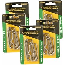 Zareba 2 inch Polytape Splicer - Connect Polytape Strands - Electric Fence Poly Tape Splicer - 15 Buckles, 5 Pack - PA2TS-Z