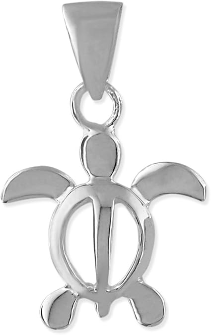 Sterling Silver XS Turtle Charm Pendant