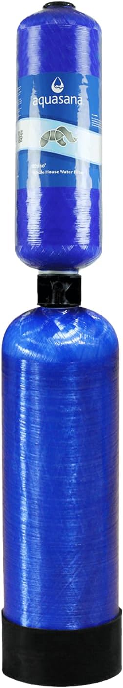 Aquasana Whole House Max Flow Water Filter Replacement | 1,000,000 Gallons | Carbon & KDF Media | Reduces 97% Chloramines & Sediment | Rhino Chloramines WH-1021R