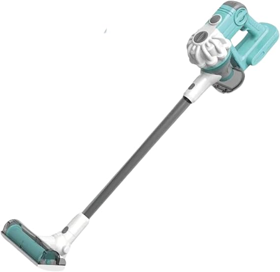 Giffy / Oyuncak Pilli Model Çekme Ve Süpürme Özellikli Dikey Süpürge 78 Cm Gerçekçi Oyuncağım 3 Başlıklı 2 Farklı Renk Seçeneği (Pembe-Mavi) (mavi)