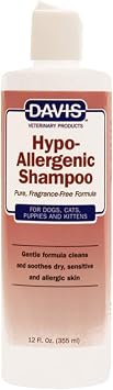 Davis Hypoallergenic Pet Shampoo, 12 oz HS12