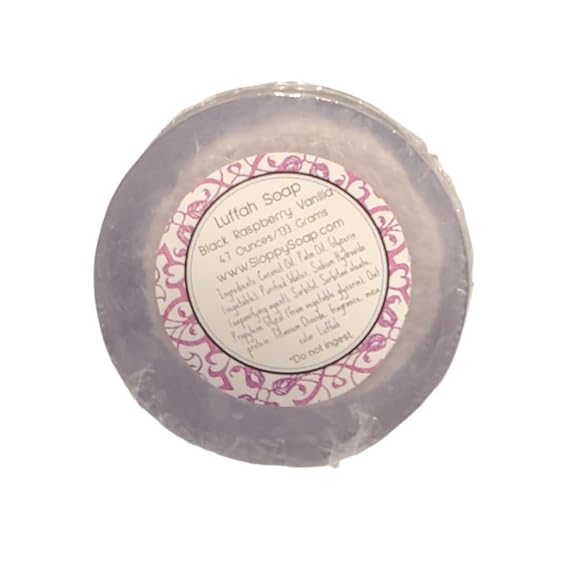 Black Raspberry Vanilla Luffa Soap, 4.7 oz