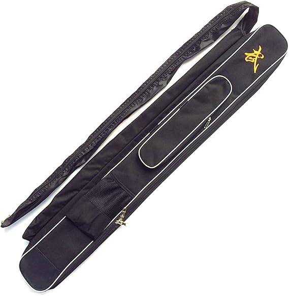 Taichi Sword Carrying Bag Double Layer Sword Carrying Case Martial Arts Weapons Case Sword Shoulder Bag (Double Layer),Black