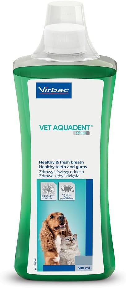 Virbac FR3SH Aquadent Cat & Dog Dental Water Additive - Fresh Breath 500ml