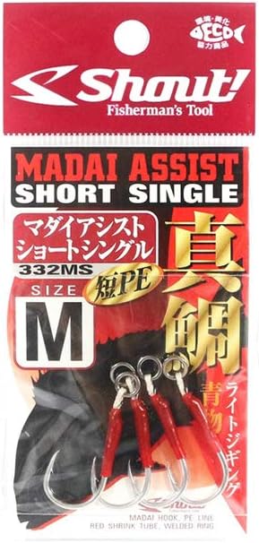 Shout! Lure 332MS Madai Assist Short Single Size M