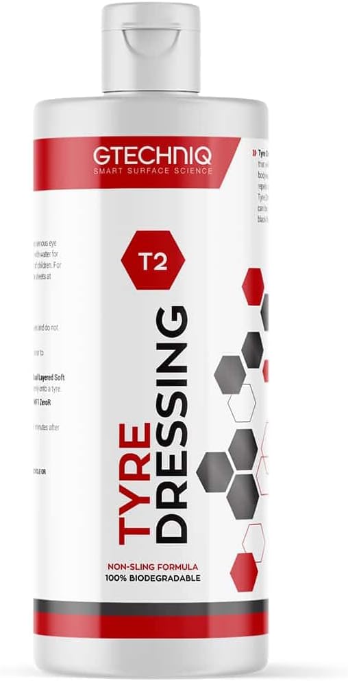 Gtechniq T2 Tire Dressing for Car Tire Shine, 8.5 fl oz