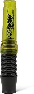 Hunters Specialties Hunting Quadgrunter XT 2 Deer Call - Adjustable O-ring Realistic Four Common Deer Vocalizations Game Call