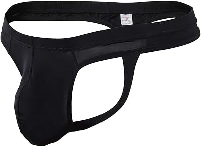 JOCKMAIL Transparent Thongs G Strings Sexy Men Underwear Ice Silk Briefs Men Bikini