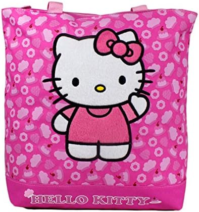 Hello Kitty Tote Bag Pink Cupcakes New 822276