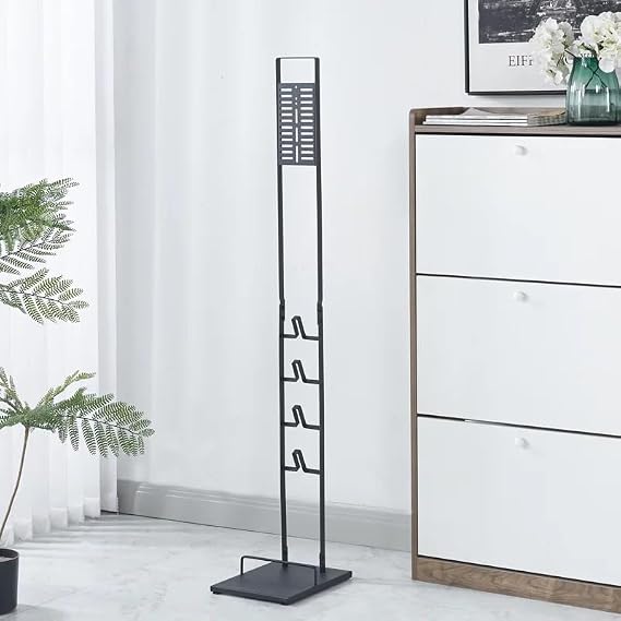Compatible for Dyson V6-V11 Metal Stand Sturdy Metal Vacuum Cleaner Stand,Compatible for Dyson Handheld Storage Rack for Cordless Vacuums Accessories(Universal Black)