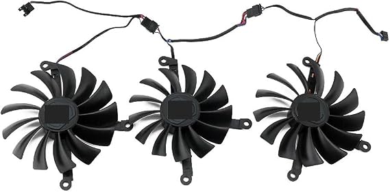 CF9015U12D CF1015U12D 6900XT Cooler Fan for XFX for Speedster Qick MERC 319 for AMD Radeon RX 6900 XT Ultra GPU(3PCS)
