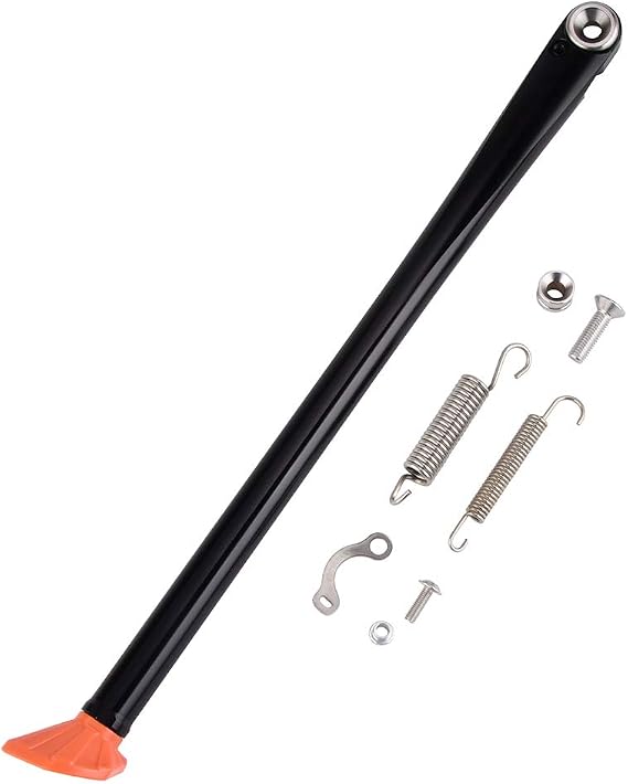 NICECNC Side Stand Spring Kit Dirt Bike, Aluminum Black & Orange