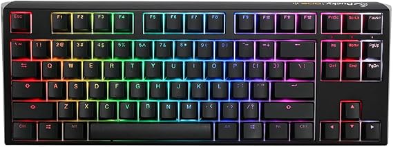 Ducky One 3 TKL Classic Hot Swap RGB Mechanical Keyboard Cherry MX Red