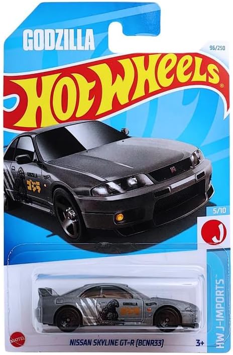 Hot Wheels Nissan Skyline GT-R (BNCR33), Gray, HW J-Imports 5/10