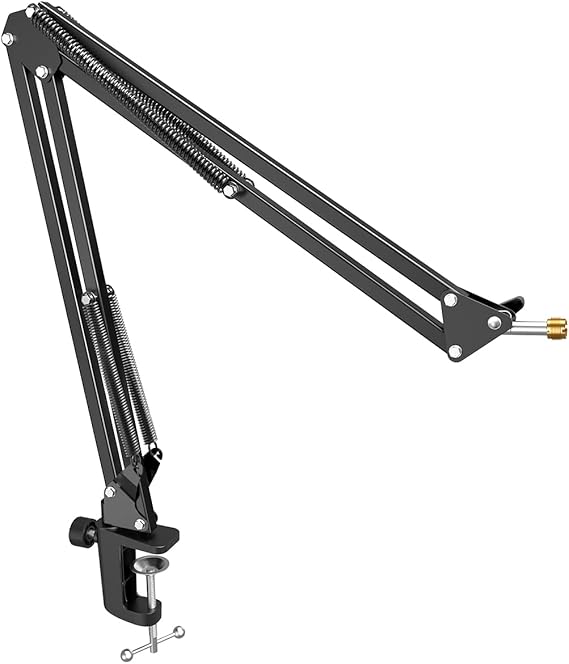 FIFINE CS1 Scissor Microphone Boom Arm Stand for Gaming Recording