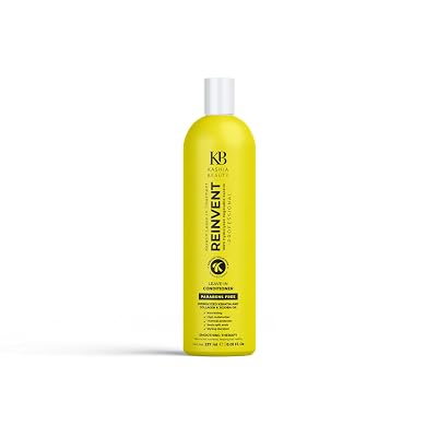 Kashia Beauty Conditioner Leave-In Reinvent 8 oz No Rinse Moisturizing & Strengthening Cream with Jojoba Oil Heat Protection for Dry Damaged Hair Softens & Repairs from Root to Tip