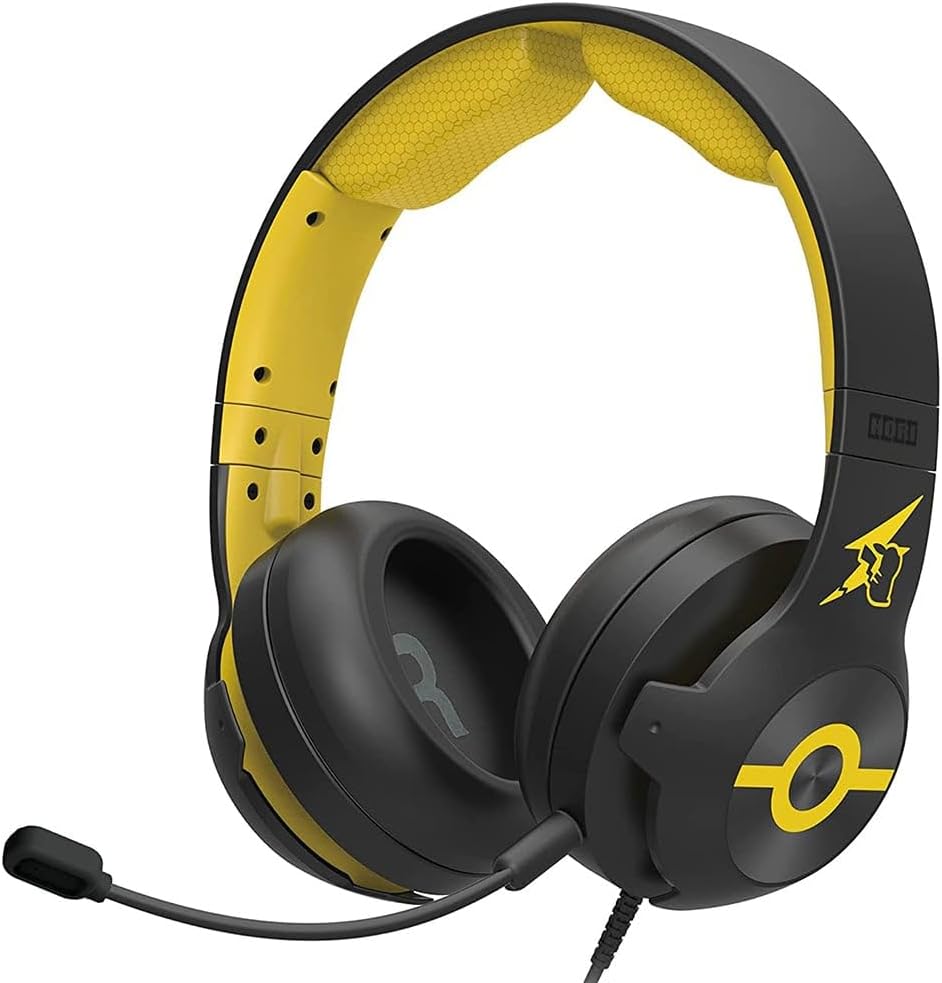 HORI Gaming Headset (Pikachu Cool) for Nintendo Switch - Officially Licensed