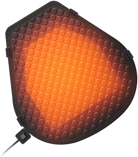 Motorcycle Seat Pad for Suzuki Hayabusa GSX1300R Gen 3, Waterproof Warm Comfortable Seat Cushion Pad with Temperature Levels, Motorcycle Seat Cover for Winter