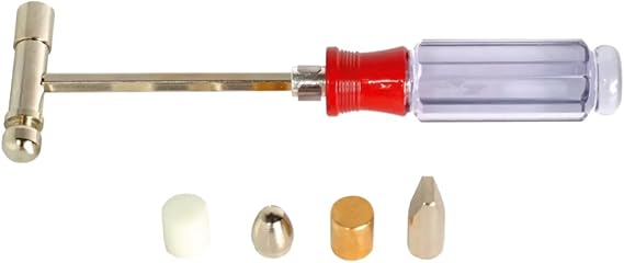 6 Replaceable Hammer Heads Jewelry Sizing Chasing Tool