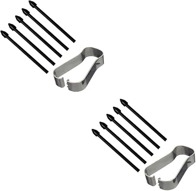 2 Pack HQB-STAR Replacement Tips Stylus Pen Tips Nibs Replacement Parts for Samsung Galaxy Tab S6 S6 lite S7 S7 S7 Plus S7 FE Stylus S Pen2 Packs Black Tips