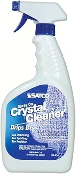 Satco 90934 32 Ounces - Crystal Chandelier Cleaner - Spray On