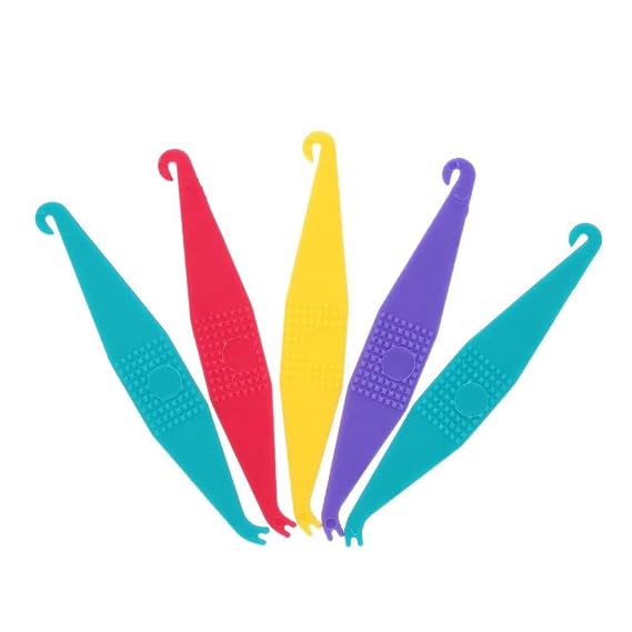 Braces Rubber Tool Dental Elastic Rubber Bands Placers for Braces Plastic Elastic Placers (50PCS)