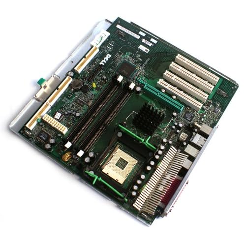 Dell Optiplex GX270 Small Mini-Tower SMT XF824 Motherboard Mainboard Systemboard with Tray, Compatible Dell Part Numbers: DG284, U1325, H1487, K5786, H1290, Y1052, FG015, FG022
