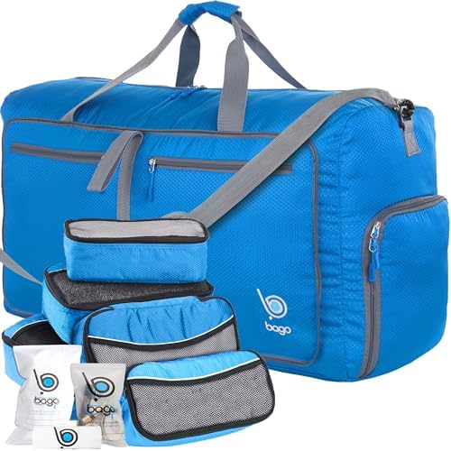 Bago Travel Bundle: Packing Cubes & 60L Duffel Bag Set - Organize and Carry with Ease