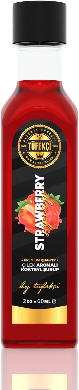 By Tüfekçi 60ml trial set syrups (60ml, Strawberry)