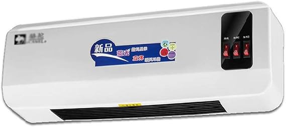 Small Energy Saving Wall Mounted Heater, Home Bathroom 2000w, PTC Ceramic Heating Element 220v Mechanical