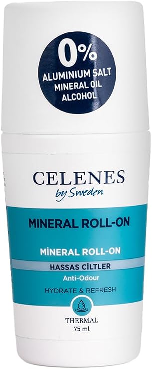 Celenes By Sweden Mineral Hassas Ciltler için Parfümsüz Roll-on, CEL.THE 5160007