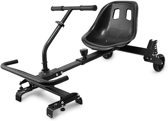 Hoverboard Seat Attachment with Crash Bar Go Kart Frame Kit for Kids & Adults Hoverboard Go Kart Conversion Kit Compatible with 6.5'' 8'' 10'' Self Balancing Scooter